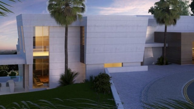 Modern villa project for sale Marbella Hillside