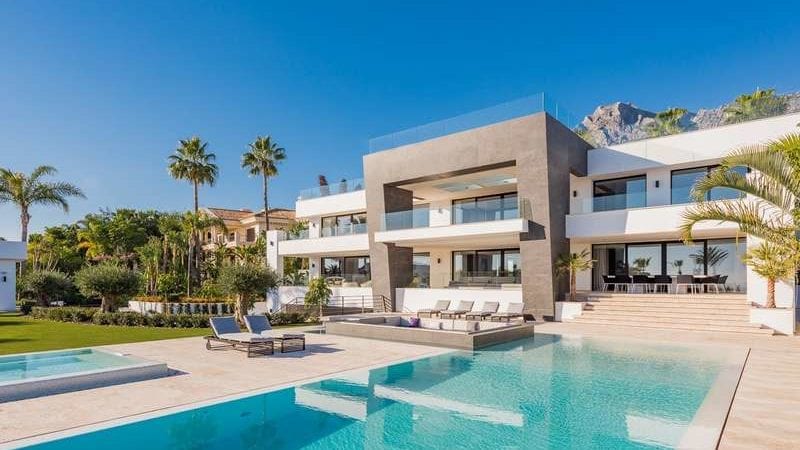 For Rent – Marbella Hillside – Modern 6 Bedroom  Mansion – Sea views