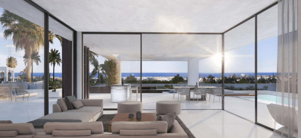 New Golden Mile modern offplan villas with sea views from 1200.000 euros
