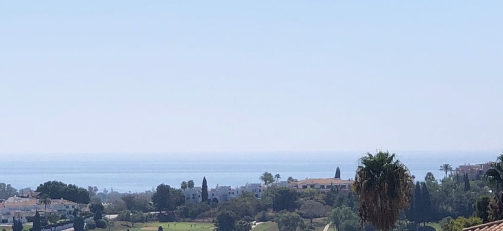 Benahavis plot of land for sale with Sea views