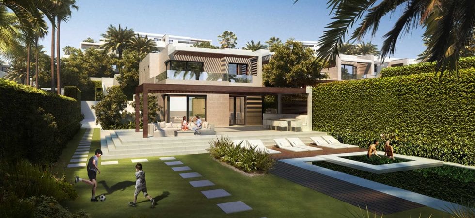 ModernBeachfrontVillaforsaleMarbellaWest3 Estepona Beachfront Villas for sale.Ready 2021