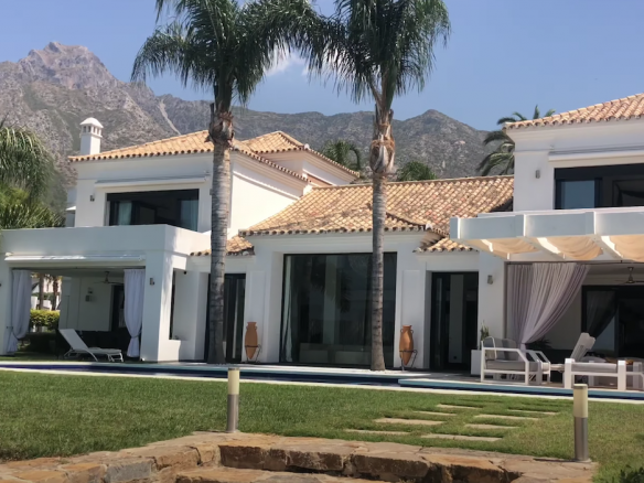 Rented – Marbella Hillside villa – Sea views