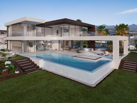 New Golden Mile modern offplan villas with sea views from 1200.000 euros
