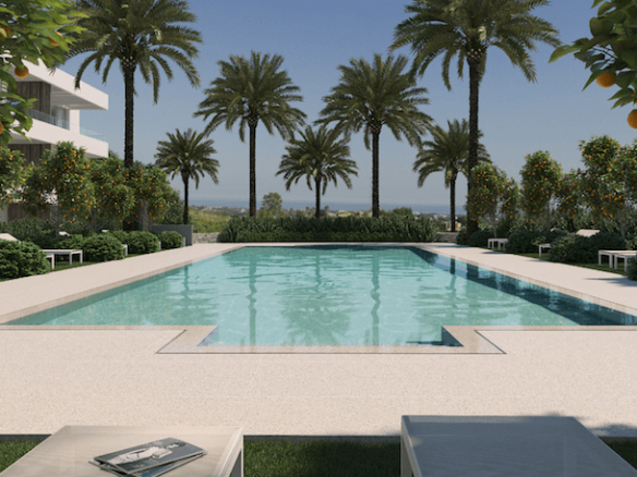 Benahavis 24 luxury Apts for sale Off plan with Gym & Spa