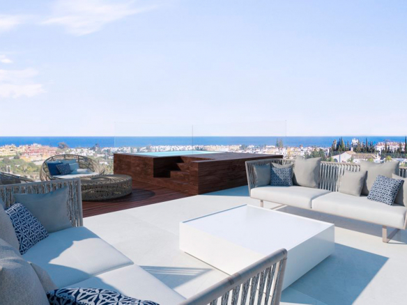 New Golden Mile modern offplan villas with sea views from 1200.000 euros