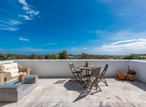 SOLD -Atalaya Golf modern villa in Gated community with Seaviews