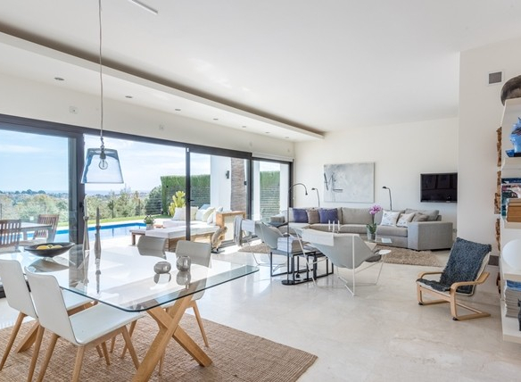 SOLD -Atalaya Golf modern villa in Gated community with Seaviews