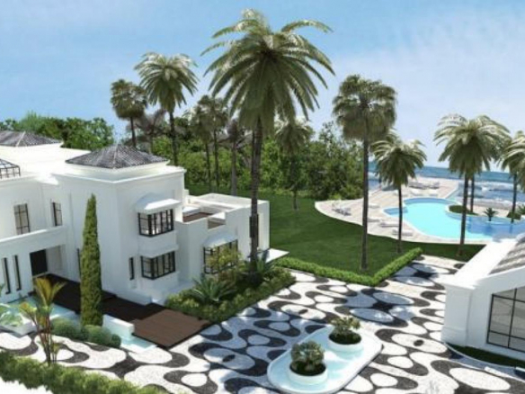 Marbella East – Beachfront Mansion  – For rent