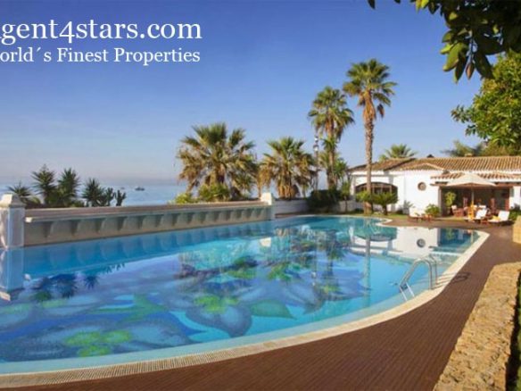 Beach Front villa for sale Golden Mile Marbella