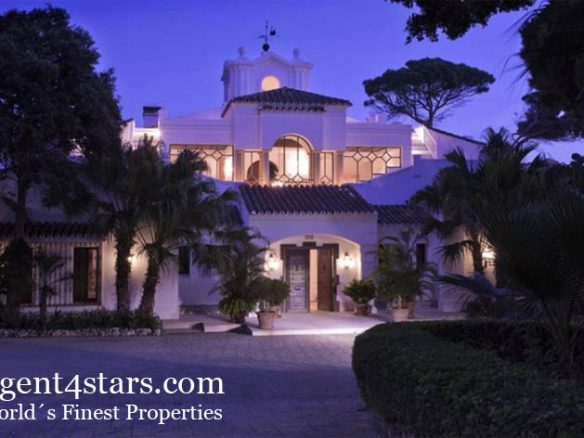 Beach Front villa for sale Golden Mile Marbella