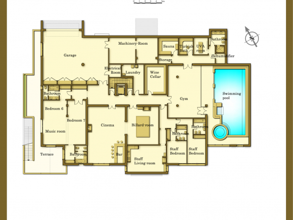 La Zagaleta 10 bedroom Mansion with Roof top pool