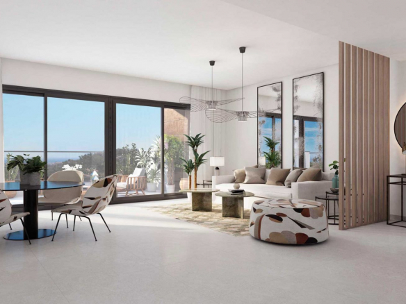 Benahavis off-plan development ready 2019 west facing modern apts & penthouses