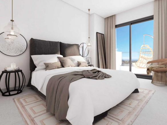 Benahavis off-plan development ready 2019 west facing modern apts & penthouses