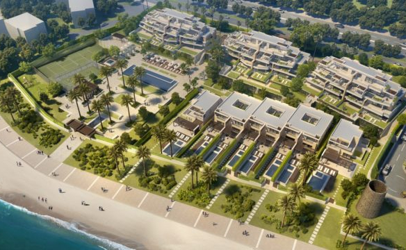 Estepona Beachfront  Villas  for sale.Ready 2021