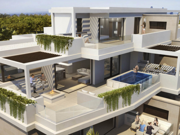 For Sale – Estepona – Beachfront  Apts, Penthouses & Villas