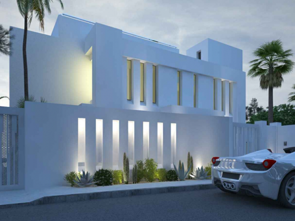 For sale- Nueva Andalucia – Modern villa  – Guest house – Gated