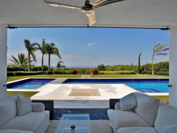 Rented – Marbella Hillside villa – Sea views