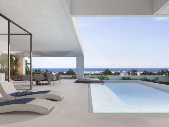 New Golden Mile modern offplan villas with sea views from 1200.000 euros
