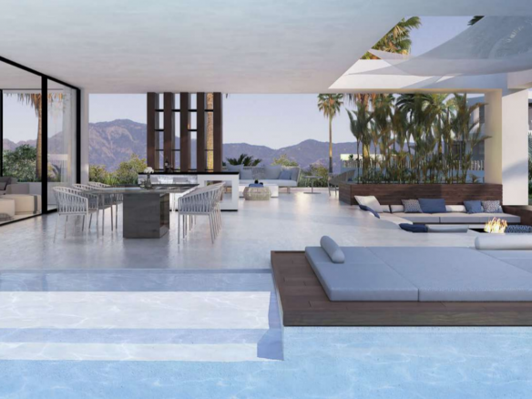 New Golden Mile modern offplan villas with sea views from 1200.000 euros