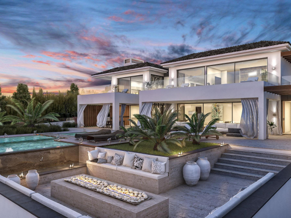 SOLD   – Nueva Andalucia – Modern 6B villa – Panoramic views 🌟