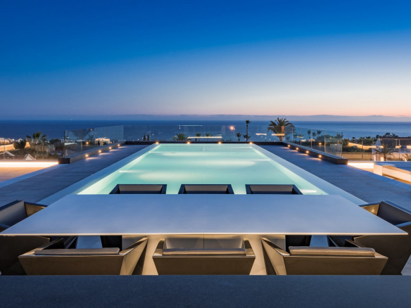 For Rent – Marbella Hillside – Modern 6 Bedroom  Mansion – Sea views