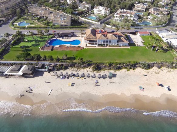Marbella East – Beachfront  Mansion for sale
