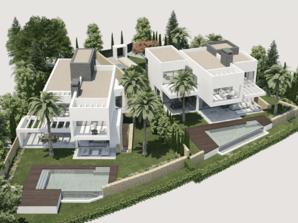 Golden Mile – Hillside Plot with Panoramic Sea Views