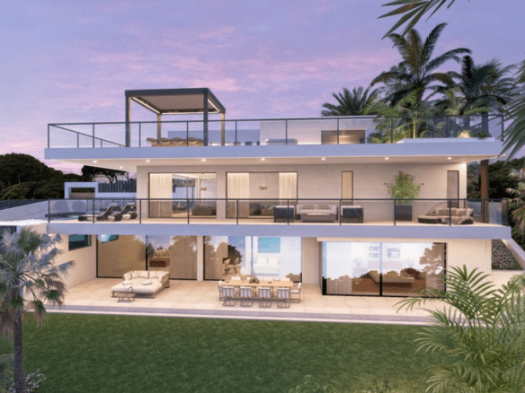 Marbella East – Modern villa with Golf & Sea views