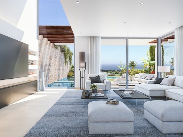 Green Hills – Marbella East – Semidetached villas with Sea views