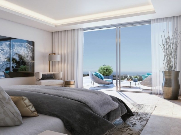 Green Hills – Marbella East – Semidetached villas with Sea views
