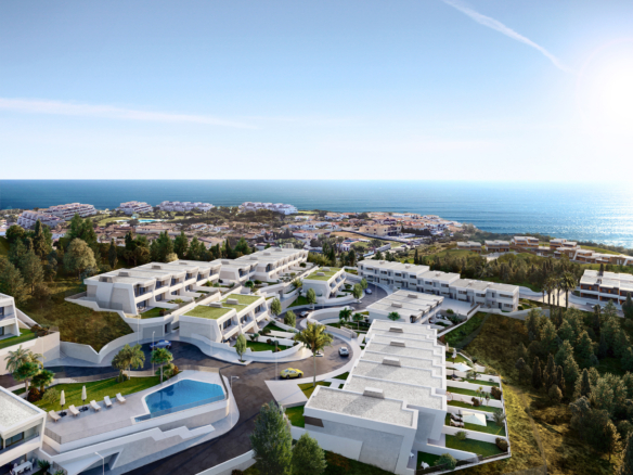 Mijas Costa –  Modern development – Sea views 3/4 bedrooms