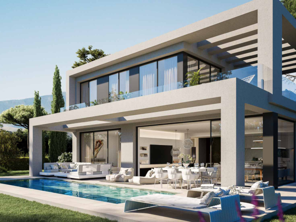 🌿 Finca Jasmine, Benahavís – Off-Plan 🌟 Modern Villas with Stunning Sea Views 🌊🏡