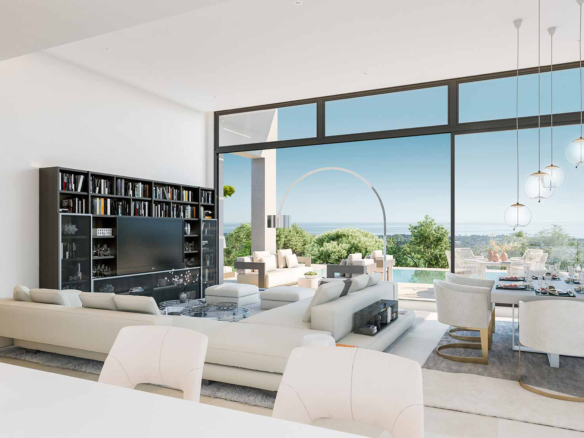 🌿 Finca Jasmine, Benahavís – Off-Plan 🌟 Modern Villas with Stunning Sea Views 🌊🏡