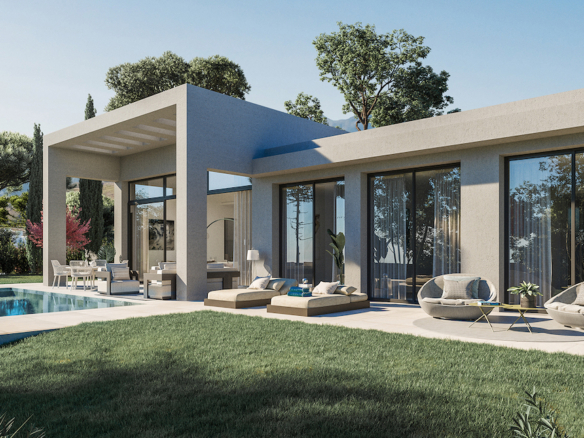 🌿 Finca Jasmine, Benahavís – Off-Plan 🌟 Modern Villas with Stunning Sea Views 🌊🏡
