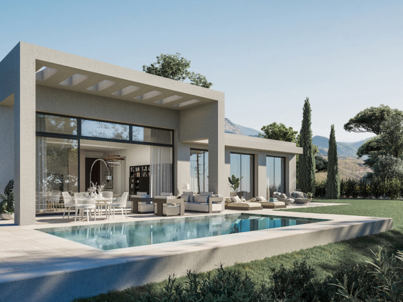 🌿 Finca Jasmine, Benahavís – Off-Plan 🌟 Modern Villas with Stunning Sea Views 🌊🏡