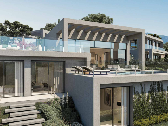 🌿 Finca Jasmine, Benahavís – Off-Plan 🌟 Modern Villas with Stunning Sea Views 🌊🏡