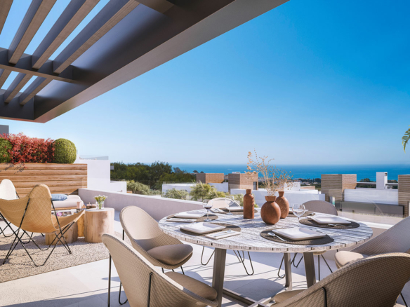 Marbella East – 2/3 Bed Apt & Penthouses -1st Line Golf