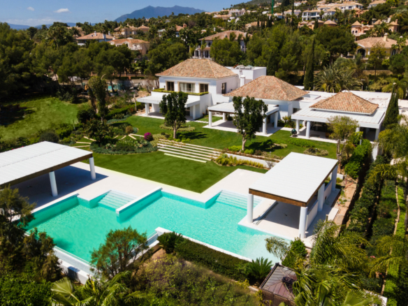 SOLD – Marbella – Hillside Mansion – Sea views – Gated – Private 🏰