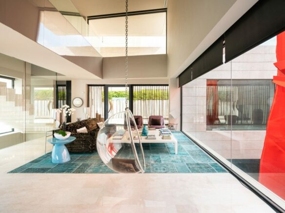 For Rent – Marbella – Modern villa – Tennis Court & Sea Views