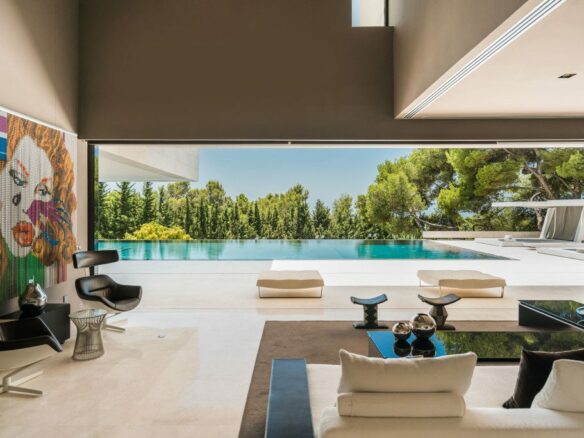 For Rent – Marbella – Modern villa – Tennis Court & Sea Views