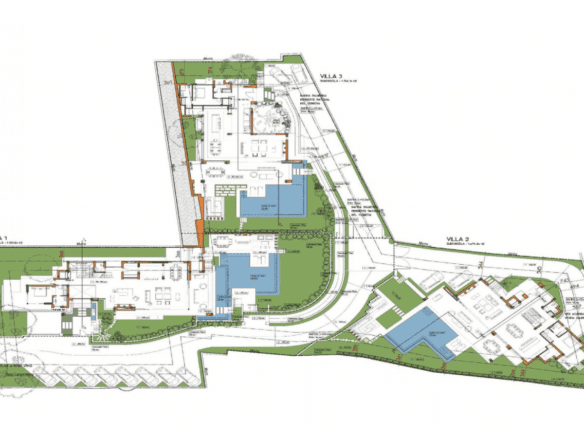 Golden Mile – Plot  – Project  to build 3 villas