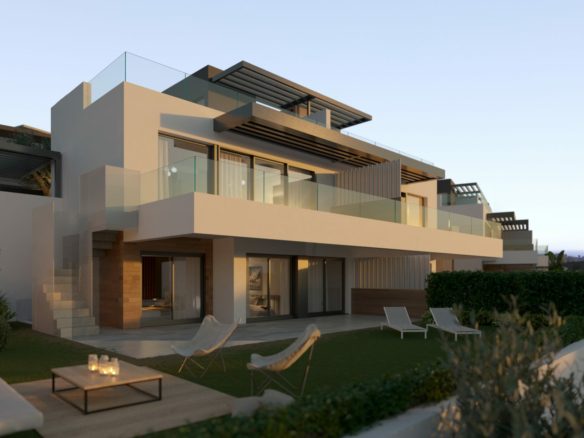 For sale – Estepona –  Semi-detached villas  – 3 Bedroom