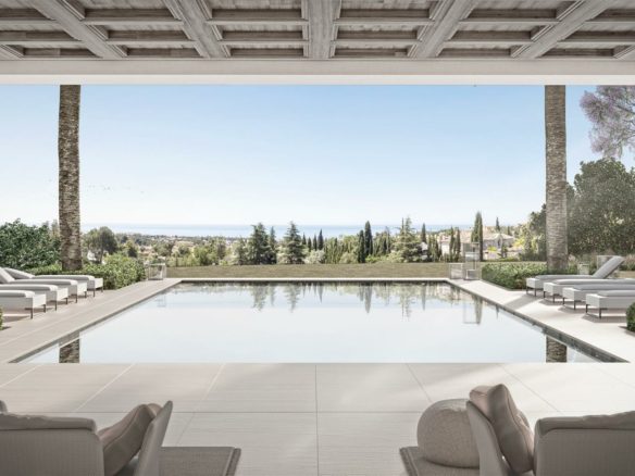 Golden Mile – Hillside Mansion – Sea Views – PLOT WITH BUILDING LICENCE