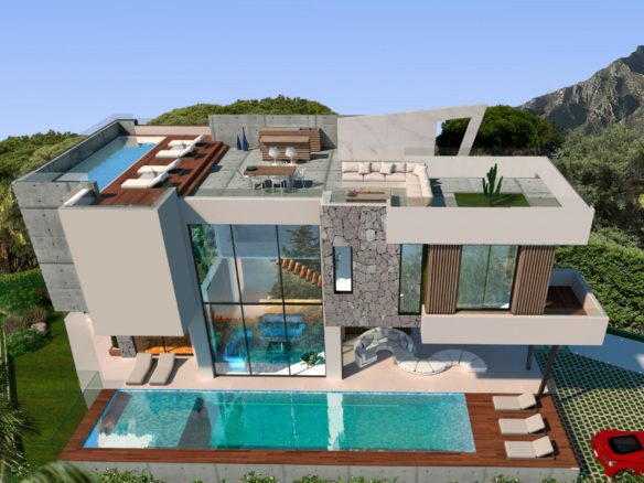 Golden Mile – Beachside – Modern New  Villa