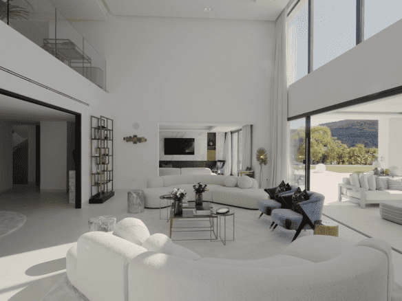 Marbella Club  – Modern Mansion – 1st Line Golf