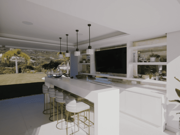 Marbella Club  – Modern Mansion – 1st Line Golf