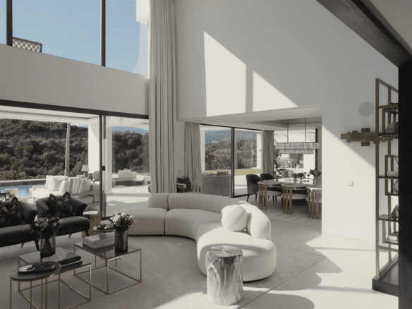 Marbella Club  – Modern Mansion – 1st Line Golf