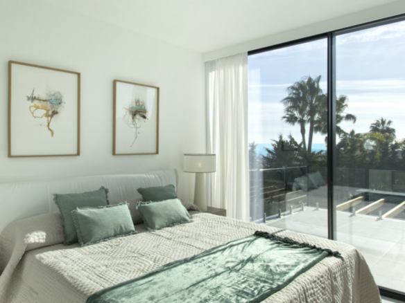 Estepona – New Modern villa – Panoramic Views Sea & Golf