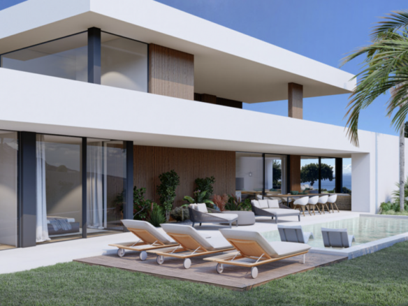Sotogrande  – Offplan Modern villa – Panoramic  Sea Views