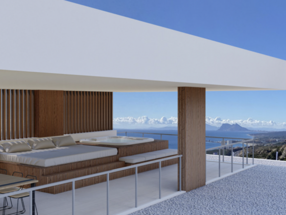 Sotogrande  – Offplan Modern villa – Panoramic  Sea Views